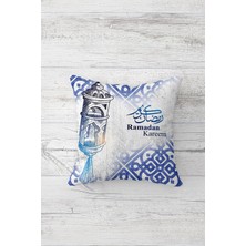 Pelangi Ramadan Kareem Fener Çift Tarafı Baskılı Gizli Fermuarlı Yastık Kılıfı Kırlent Koltuk Yastık Kılıfı