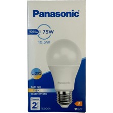 Panasonic 10,5W (75W) 2700K (Sarı Işık) E27 Duylu LED Ampul (4 Adet)