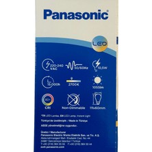 Panasonic 10,5W (75W) 2700K (Sarı Işık) E27 Duylu LED Ampul (4 Adet)