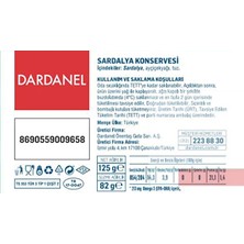 Dardanel Sardalya 125 *2 (2 Adet )