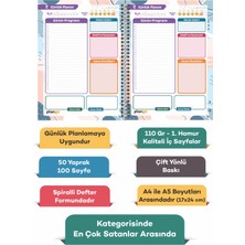 Plango Siyah Girdap Günlük Planlayıcı Defter