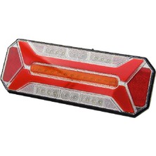 Yeni Star Neon LED Stop Lambası Kayar Sinyalli Kamyon-Tır-Dorse-Karavan-Kamyonet 12X24 Volt 1 Adet