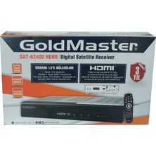 Goldmaster 62400 HDMI Çıkışlı Tüplü Tv Uyumlu Scart Uydu Alıcısı