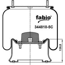 Fabio Komple Körük 344810-5C - Metalli Körük - 4810NP05 - W01M586338
