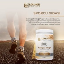 Loyage Yüksek Biyoaktif Çift Hidrolize % 100 Saf Collagen Kolajen Powder Peptit Gıda Takviyesi (30 Günlük)