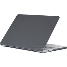 McStorey Macbook Air M1 Kılıf 13 Inç Karbon Fiber (Touchıd'li M1 Air) A2337 A2179 A1932 ile Uyumlu