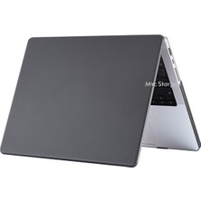 McStorey Macbook Air M1 Kılıf 13 Inç Karbon Fiber (Touchıd'li M1 Air) A2337 A2179 A1932 ile Uyumlu