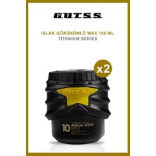 Gutss Şekillendirici Titanyum Aqua Wax  No:10 150ml X2