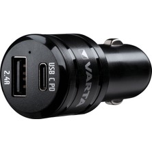 Varta 57932 Car Charger Dual USB Fast 2 Port USB Charger With USB Type C  Aydos