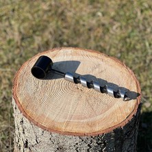 El Yapımı Outdoor Bushcraft Kamp El Burgusu Ahşap El Matkabı Kamp Ekipmanı 24 mm Delme Çapı