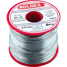 Hacarlıoğlu 500 gr Lehim 0,75 mm Ince Soldex SN60 PB40 (K0)