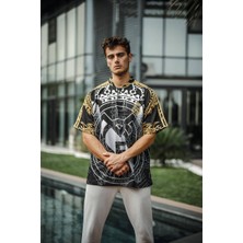 Kinkajou Baskılı Oversıze Kalıp Unısex Model T-Shirt