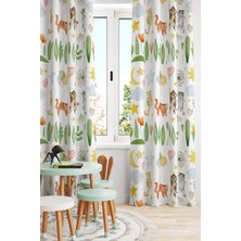 Bertille Home Çocuk ve Bebek Odası Fon Perde Tek Kanat (Child Room Curtain)