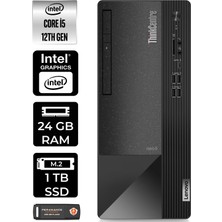 Lenovo Thinkcentre Neo 50T Intel Core I5 12400 24GB 1tb SSD W11P 11SE00BJTX Masaüstü Bilgisayar & Per4 USB Bellek 11SE00BJTXP423