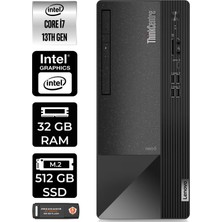 Lenovo Thinkcentre Neo 50T Intel Core I7 13700 32GB 512GB SSD W11P 12JD0008TR Masaüstü Bilgisayar & Per4 USB Bellek 12JD0008TRP427