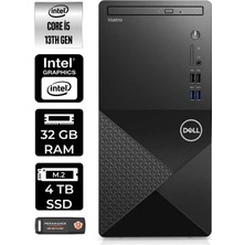 Dell Vostro 3020 Intel Core I5 13400 32GB 4tb SSD W11P N2046VDT3020MTU Masaüstü Bilgisayar & Per4 USB Bellek N2046VDT3020MTUP430