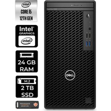 Dell Optiplex 3000MT Intel Core I5 12500 24GB 2tb SSD W11P N010O3000MTAC Masaüstü Bilgisayar & Per4 USB Bellek N010O3000MTACP424