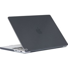 McStorey Macbook Pro 16.2inç Kılıf M1-M2-M3, Karbon Fiber (Touchbarsız 16.2" Pro) A2485 A2780 A2991 ile Uyumlu