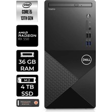 Dell Vostro 3020 Intel Core I5 13400 36GB 4tb SSD RX550/4GB Fdos N2046VDT3020MTU Masaüstü Bilgisayar & Per4 USB Bellek N2046VDT3020MTUP335