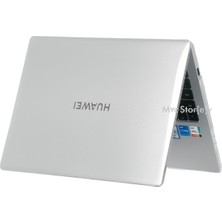 SyncCase Huawei Matebook D14 Kılıf Kristal Parmak izi Yapmaz Koruyucu (2023-2024 Yılı) ile Uyumlu