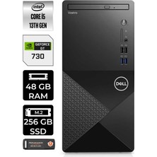 Dell Vostro 3020 Intel Core I5 13400 48GB 256GB SSD GT730/4GB Fdos N2050VDT3020MTU Masaüstü Bilgisayar & Per4 USB Bellek N2050VDT3020MTUP341