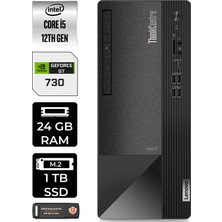 Lenovo Thinkcentre Neo 50T Intel Core I5 12400 24GB 1tb SSD GT730/4GB Fdos 11SE00MJTX Masaüstü Bilgisayar & Per4 USB Bellek 11SE00MJTXP323