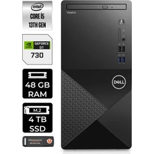 Dell Vostro 3020 Intel Core I5 13400 48GB 4tb SSD GT730/4GB Fdos N2050VDT3020MTU Masaüstü Bilgisayar & Per4 USB Bellek N2050VDT3020MTUP345