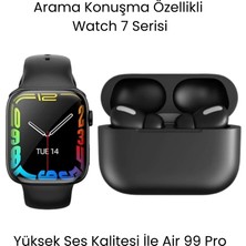 Sanal Ticaretiniz Watch 7 Serisi Akıllı Saat ve Air 99 Pro Bluetooth Kulaklık