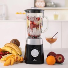 Karaca Buz Kırma Özellikli, 1,5 Lt Cam Hazneli Smoothie Blender , 1000W Güçlü Motor