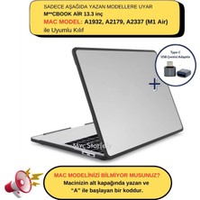 Mcstorey Macbook Air M1 Kılıf 13INÇ Tpu Outdoor (Touchıd'li M1 Air) A2337 A2179 A1932 ile Uyumlu