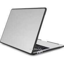 McStorey MacBook Air 15.3 Uyumlu Outdoor Shockproof Rugged Hard Case TPU Bumper Anti-Fingerprint Drop Protection Cover Uyumlu M4 A3241 M3 A3114 M2 A2941