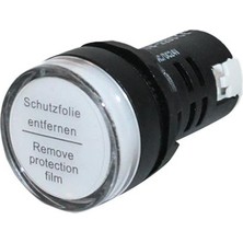EUROWEST LS-24V-B 22MM BEYAZ LED SİNYAL LAMBASI ( 20 Adet )