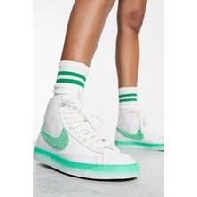 Nike Blazer Mid 77 Kadın Yazlık Kanvas Beyaz Sneaker Ayakkabı