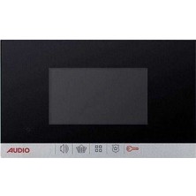 AUDIO 001181 Siyah Butonlu Kapak Dahil 4,3 Inç Şube