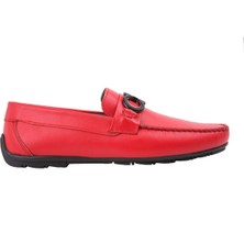Marcomen 13157 Kırmızı Loafer Ayakkabı