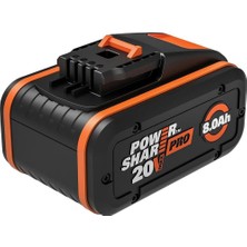 Worx Li-Ion Yedek Akü 20VOLT 8.0AH. Powershare Pro