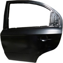 Chevrolet Aveo- Sd- 2007-2012; Arka Kapı Komple Sol (Çelik Barlı) Siyah (Bfn) Oem No: (96648859)