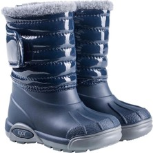 Igor W10168 Topo Ski Charol Waterproof Kürklü Kar Botu Lacivert