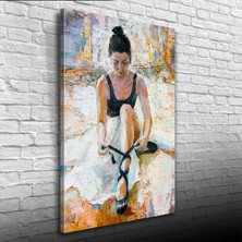 Karkissa Store Yağlıboya Balerin Portresi Kanvas Tablo 50 x 70