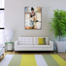 Karkissa Store Yağlıboya Balerin Portresi Kanvas Tablo 50 x 70