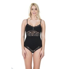 Miraxx Derya Kurşun Ip Askılı Dantelli Atlet Şort Takım 067