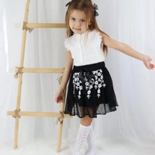 Rainbow Kids Kız Çocuk Dantel Detaylı Güpürlü Takım