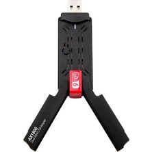 Obrax USB 3.0 Wifi 6 AX1800 Mbps Çift Bant 5ghz/2.4ghz Kablosuz Adaptörü