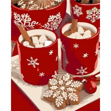 Womb Hobby Marshmallow Sayılarla Boyama SETI(40 x 50 cm Tuval Şasesine Gerili)