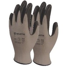 Würth Nıtrıl Eldiven Siyah-Gri No:9 L (1 Çift)