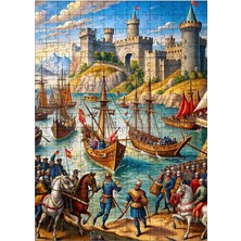 Ekart Ahşap Mdf Puzzle Yapboz Savaş Temalı 255 Parça 35*50 cm