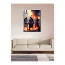 Shiny Art Samuraylar Cam Tablo - Mod033