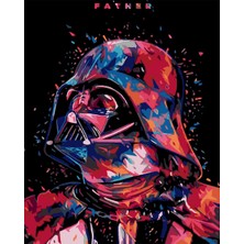 Womb Hobby Starwars Darth Vader Sayılarla Boyama Seti  (Tuvale Gerili)