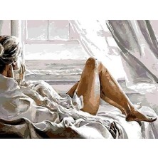 Womb Hobby Sabah Edası Sayılarla Boyama Seti 80x100 cm (Tuvale Gerili)
