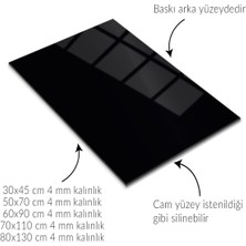 Shiny Art "hastalandığım Zaman Şifayı Veren Odur" Yazılı Dini Cam Tablo - Islami Tablolar - ISL099